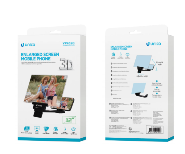 📱🔍 12-Inch Mobile Screen Magnifier – HD Playback + Eye Protection 👀✨-VP4590 - Imagen 4