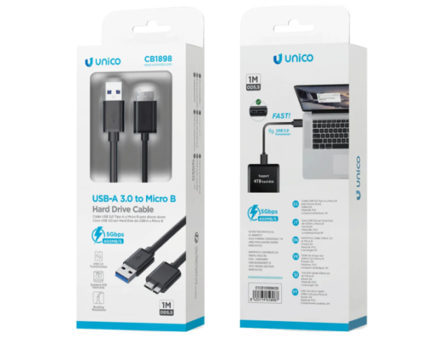💻🔌 USB 3.0 Mobile Hard Disk Data Cable – Fast Data Transfer, Universal Compatibility 📁⚡-CB1898 - Imagen 4