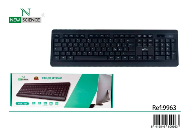 🔤 Wireless Keyboard WSK-001 | Slim, Silent & Stylish Typing Experience ✨🔋