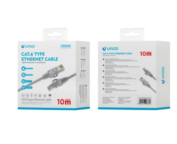 🔌 CAT6 Network Patch Cable – Fast, Reliable Connectivity 🌐-9686 - Imagen 4