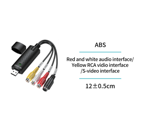 🎥 One-Way USB Video Capture Card – Stream, Record, Create 🔌💻 Plug & Play HDMI to USB Video Capture for Streaming and Recording-AD2680 - Imagen 3