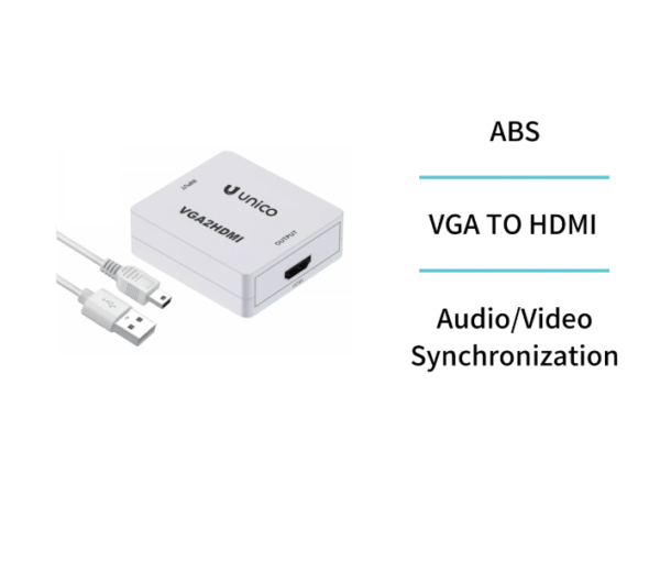 🔄 VGA Female to HDMI Female Converter – 1080p HD Video Adapter 🖥️📺 Upgrade Legacy Devices to Modern Displays-AD2636 - Imagen 3