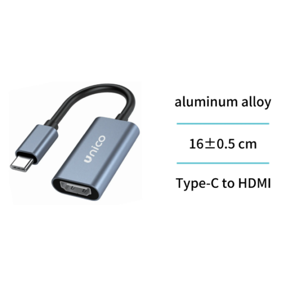 🔌 USB-C Male to HDMI Female Adapter – CE Certified, 4K Ready 📱📺 Connect USB-C Devices to HDMI Displays with Stunning Clarity-AD2225 - Imagen 3