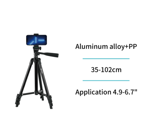 📸✨ Ultimate 2-in-1 Camera & Phone Tripod Stand | Adjustable, Lightweight & Travel-Ready ✨📱 - Imagen 3