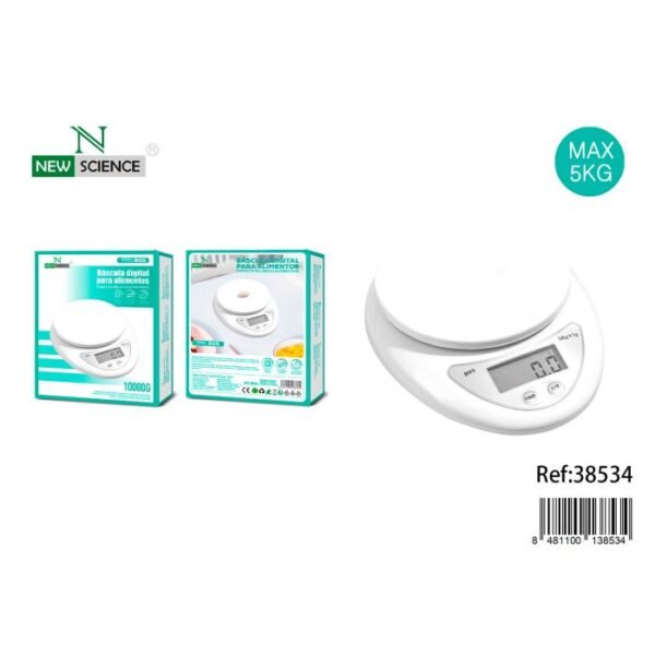 🔍 Báscula Digital 5KG ⚖️ | Mod: B05 🔋
