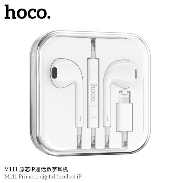 Hoco M111 Digital Earphones with Microphone para iPhone 🎧📱🎙️ - Imagen 2