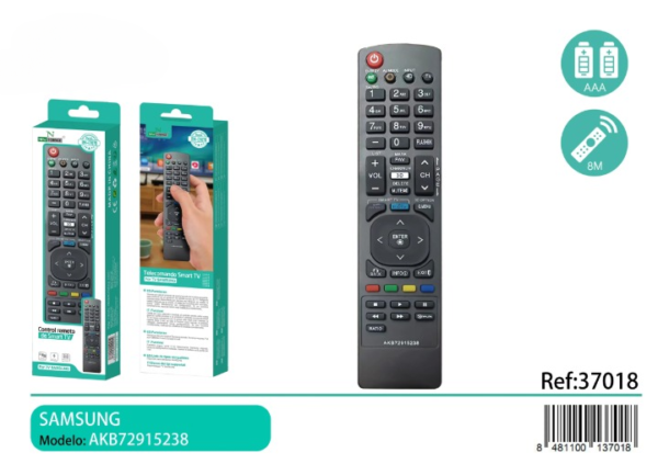 Samsung TV Remote Control 📺🔘 AKB72915238 🎮