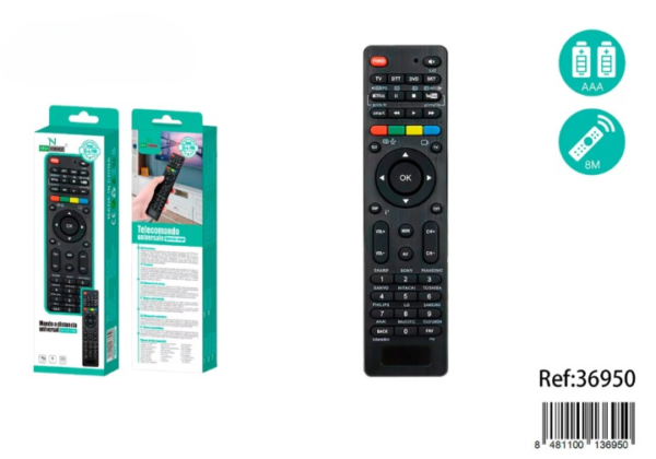 Universal Remote Control TV 📺🔘 SD-4-1WN 🎮🖱️