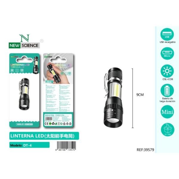 🔦 LED Flashlight | Model: DT-4 🌟