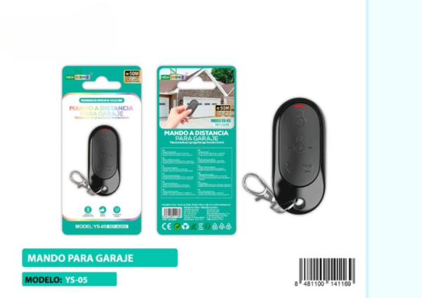 🚗 Garage Remote Control 🔐 Model YS-05 – Compact, Reliable, Secure