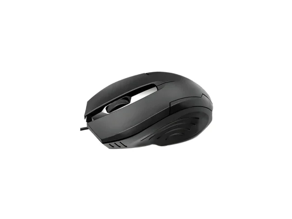 🖱️ M5 Negro Wired Mouse | Ergonomic Design 🖐️ | Precision Tracking 🎯 | Duradero Cable ⚡ | Plug & Play 💻 - Imagen 2