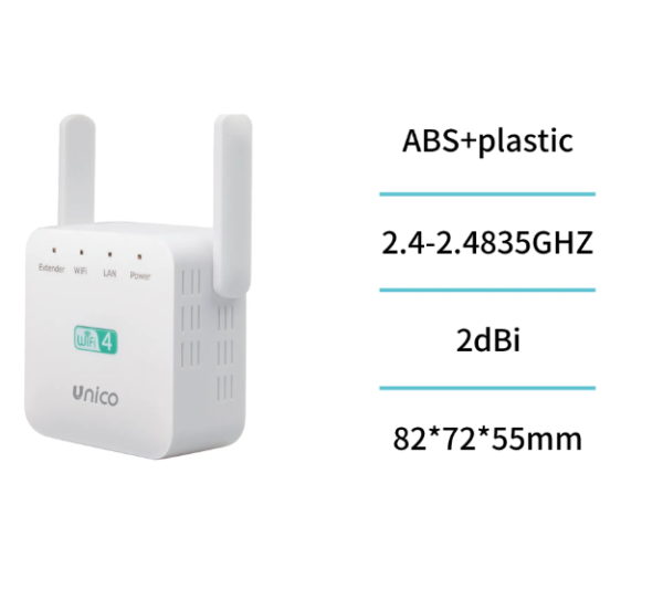 📶 WiFi Signal Amplifier Repeater – CE Certified | Boost Your Internet Coverage 🔄-WA2233 - Imagen 3