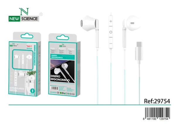 🎧Type C TD-06 Headphones– Eco-Friendly Sound Excellence - Imagen 2