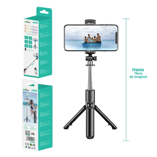 🤳📸 Palo Selfie Tripod 29-70CM HD-260 – Compact & Versatile 3-in-1 Selfie Stick 🎥🌟