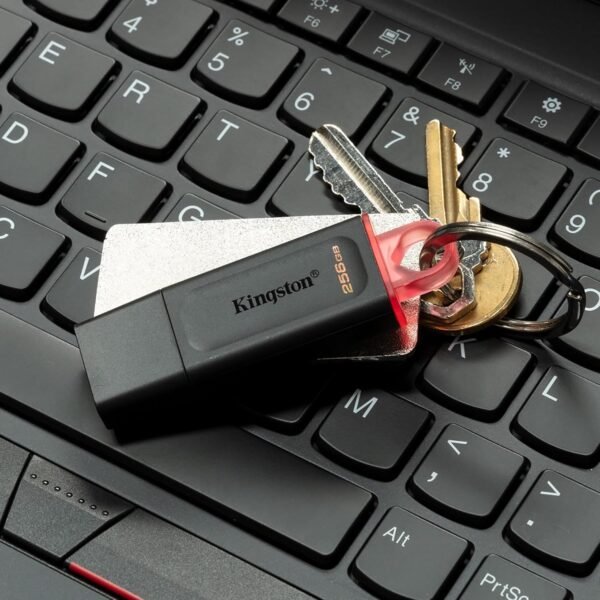 Kingston DataTraveler Exodia 256 GB – USB 3.2 Gen 1, Flash Drive con Tapa Protectora y Aro para Llavero, Color Negro 🛡️ - Imagen 3