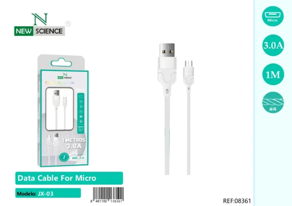 🔌 USB to Micro Cable 3A ⚡ 1M JX-03 📱