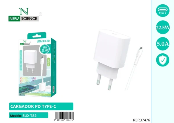⚡️ Adaptador PD USB-C 5.0A 22.5W SLD-T82 🔌💡🚀