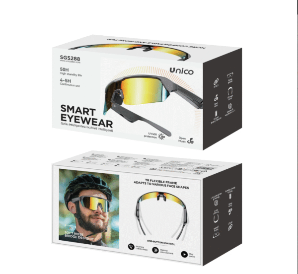 Outdoor Smart Bluetooth Music Glasses-SG5288 - Image 4