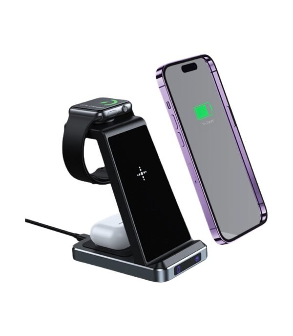 🔋 Cargador Inalámbrico ECO Flex 3‑en‑1 15 W – D254A - Imagen 8