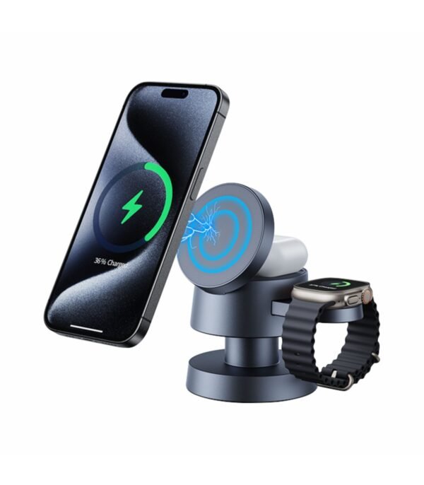 🔋 Cargador Inalámbrico ECO One 4‑en‑1 15 W – D256A - Imagen 3