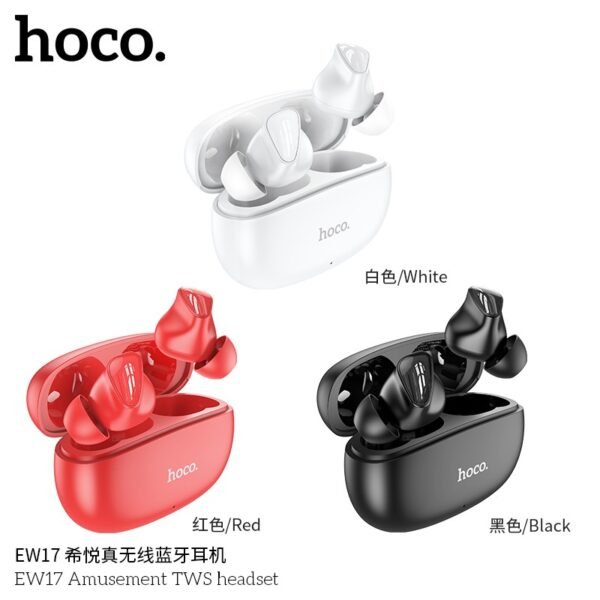 🎧 Hoco EW17 Auriculares TWS BT 🔋 4h | Marca HOCO | Sonido Estéreo & Compactos