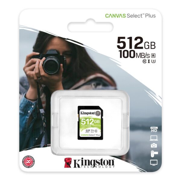 SanDisk Canvas Select Plus Tarjeta SD – Almacenamiento Rápido para Vídeo Full HD 1080p - Imagen 2