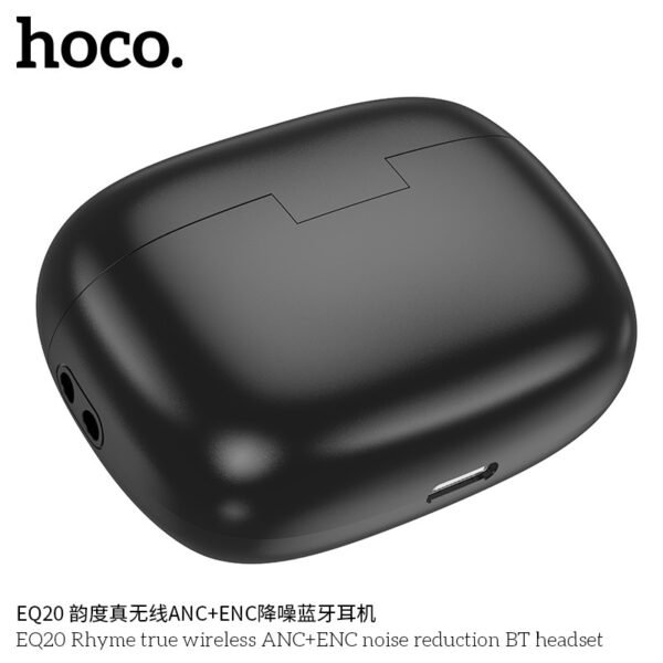 Hoco EQ20 TWS Mini Bluetooth Earbuds – ANC + ENC, 7H Playtime, Noise Cancelling - Imagen 7