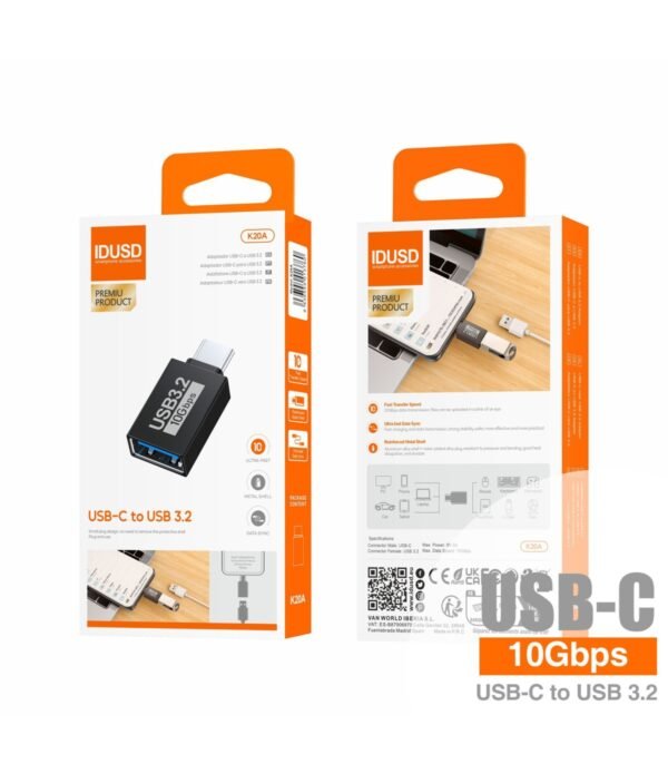 Adaptador USB-C a USB 3.2 K20A - Imagen 2