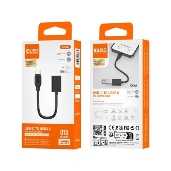 Adaptador OTG USB-C a USB 3.0 C64A - Imagen 4