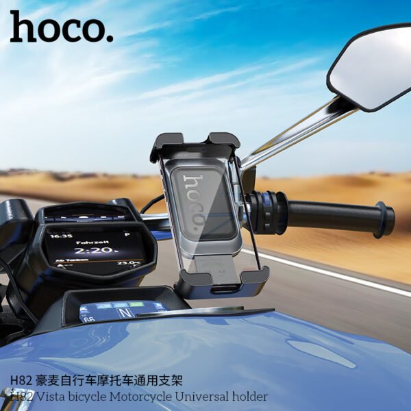 🔌 Hoco H82 Soporte para Moto y Bicicleta - Image 4