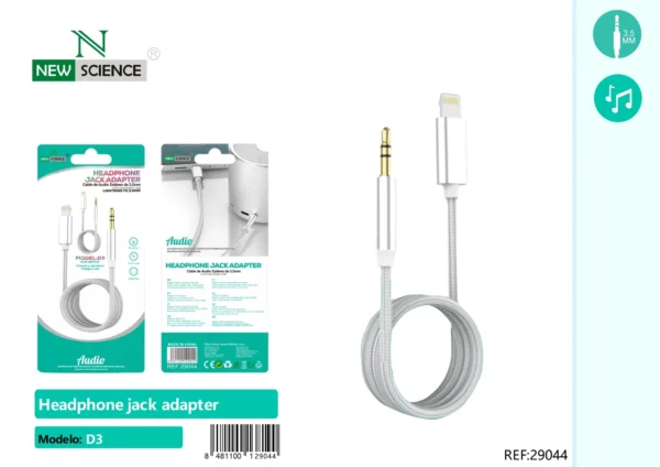CABLE DE AUDIO LIGHTNING D3 - Image 3