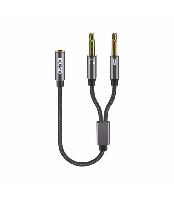 IDUSD Audio Splitter C206A – Divisor micrófono + audio 3.5 mm - Image 4
