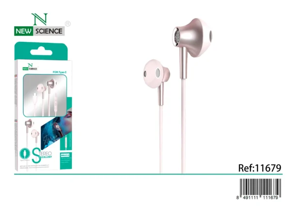 Auriculares con Conexión Tipo-C TC-02