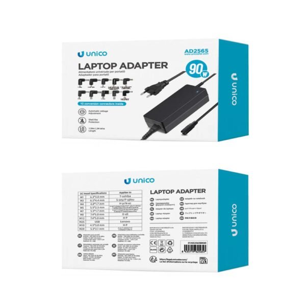 UNICO AD2565 Adaptador para Portátil 90W