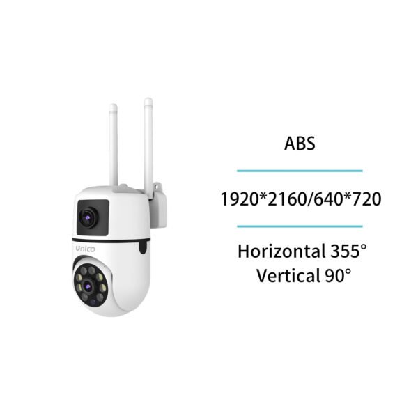 UNICO CA5137 – Cámara Inteligente Dual | Montaje en Pared | Estilo Minion