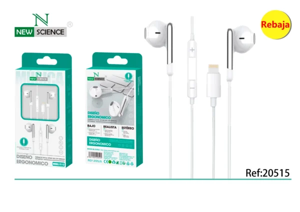 Auriculares Lightning de Conexión Directa para iPhone TC-12
