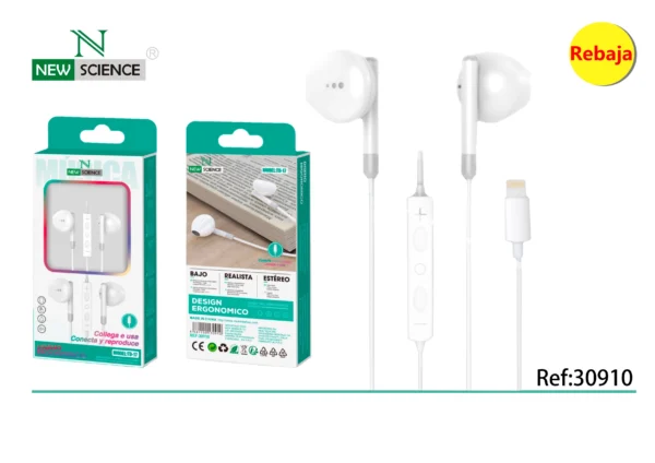 Auriculares Lightning de Conexión Directa para iPhone TD-17