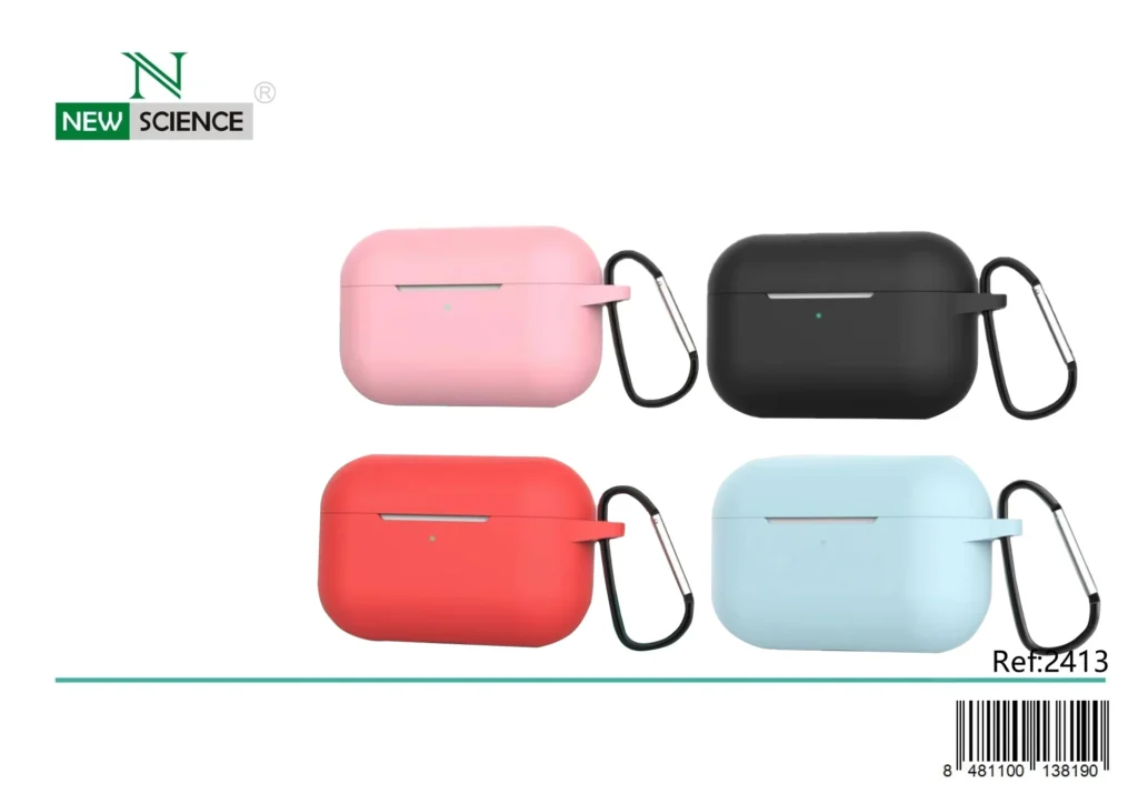 AirPods Pro Case – Silicone Protective Cover for Apple AirPods Pro (1st & 2nd Gen) – Shockproof, Anti-Scratch –2413- 🖤 Black 🌸 Pink, Blue , Red