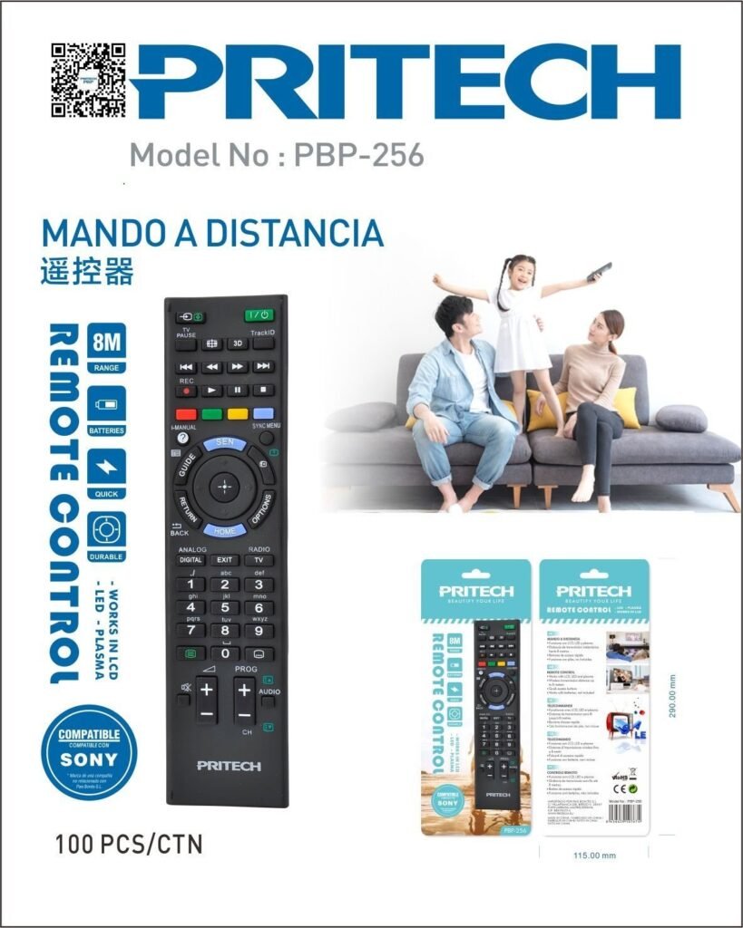 📡 PBP-256 Universal Remote Control – Control