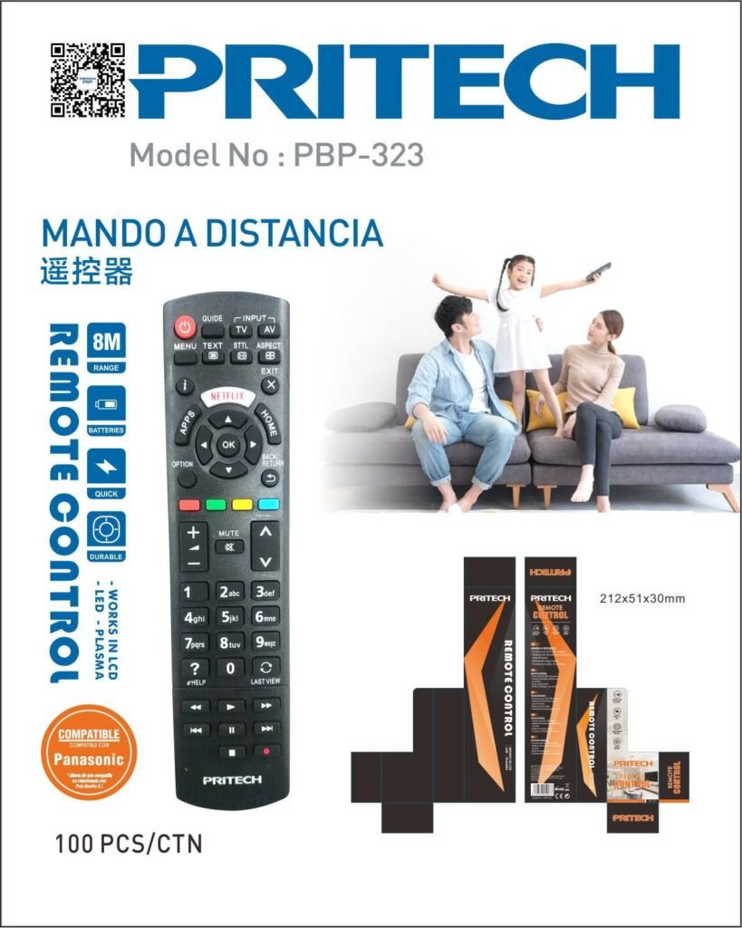 📺 PBP-323 Universal Remote Control 🔋✨