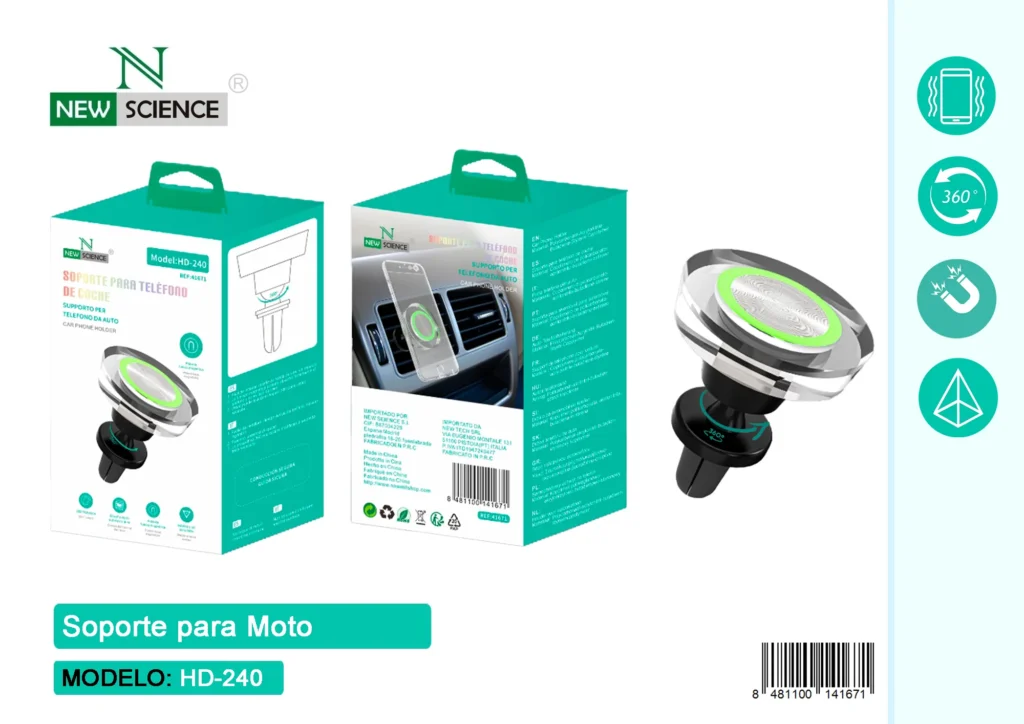 Car Mount with Magnet HD-240 – Quick and Secure Mounting | SKU: S41671