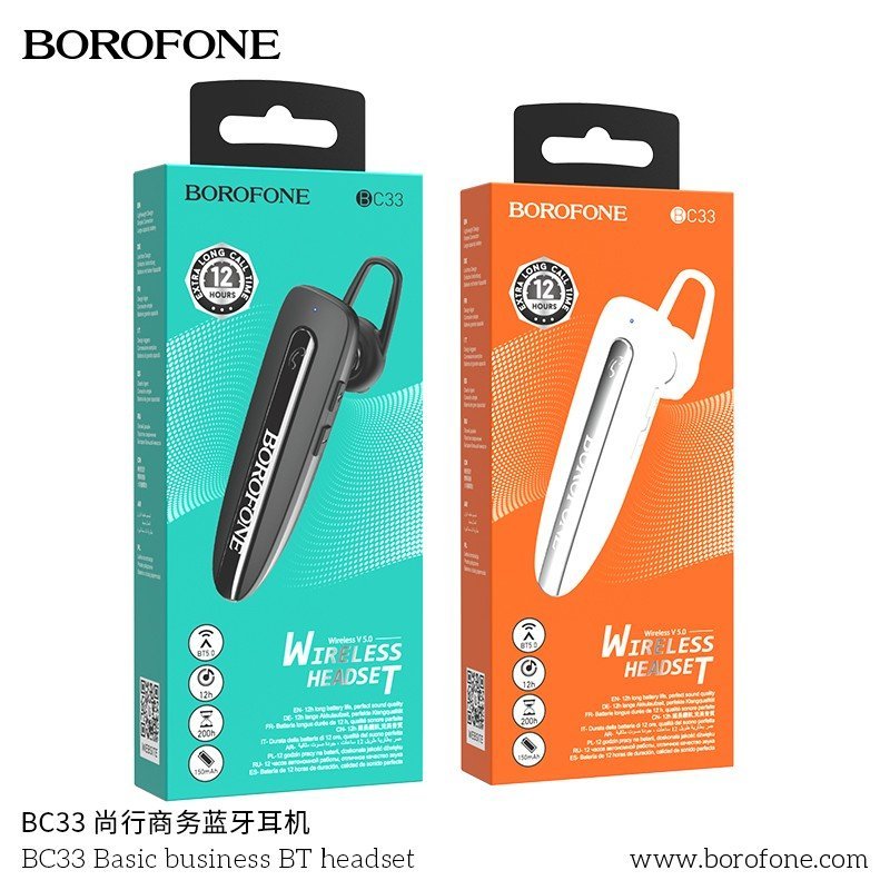 Borofone BC33 Professional BT Headphone – Ligereza y Autonomía para tu Día a Día-Blanco 🎧🔋 - Imagen 5
