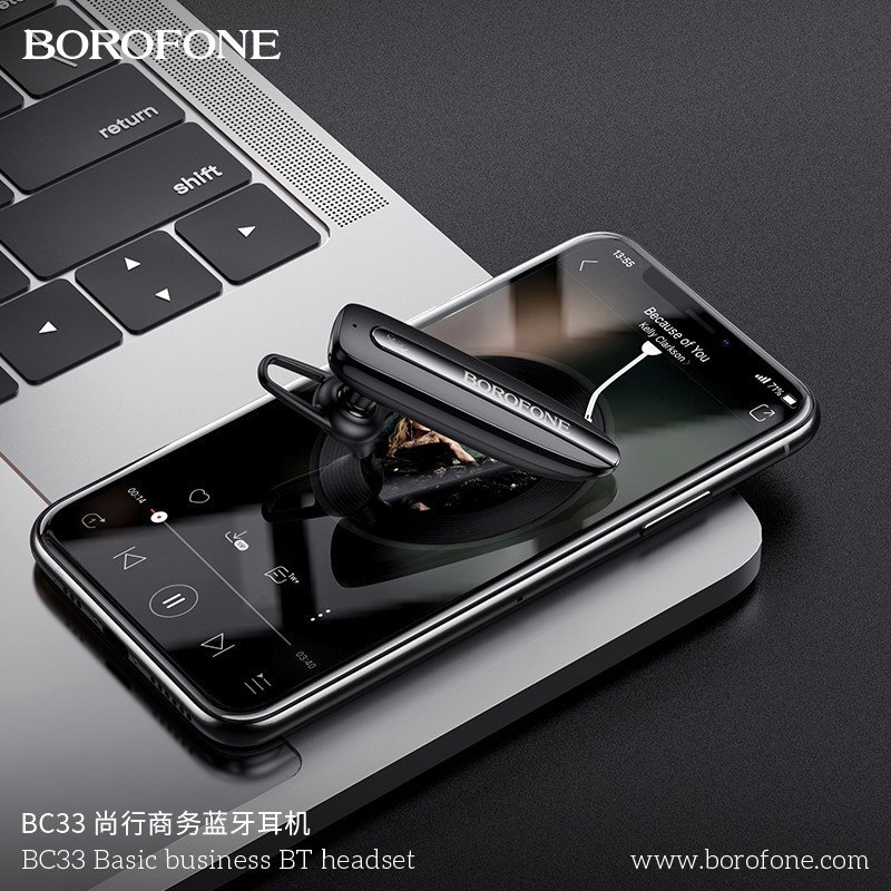 Borofone BC33 Professional BT Headphone – Ligereza y Autonomía para tu Día a Día-Blanco 🎧🔋 - Imagen 3
