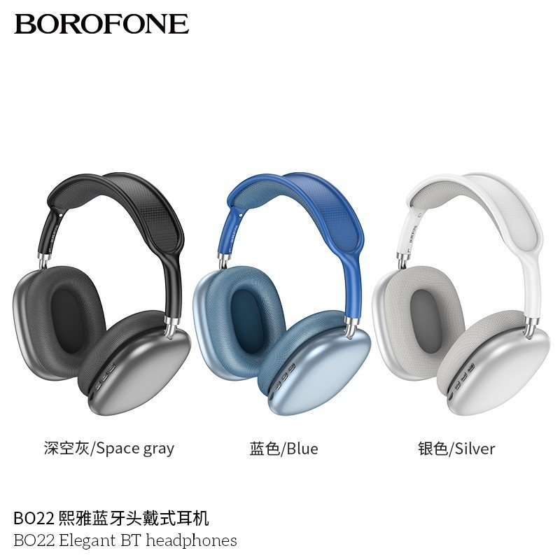 Borofone BO22 Auriculares Bluetooth Inalámbricos – 12 Horas de Música