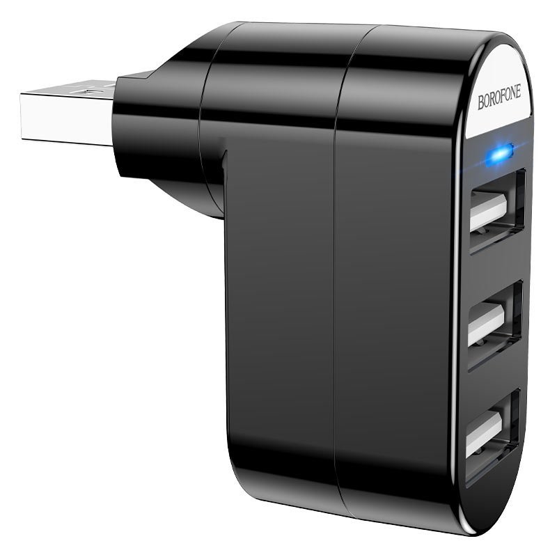 Borofone DH3 Three-Port USB Splitter - Imagen 6