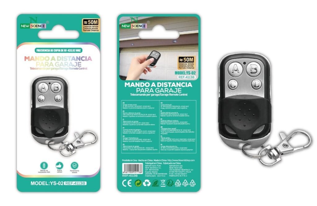 π Garage Remote Control π Model YS-02 β Reliable, Simple & Secure
