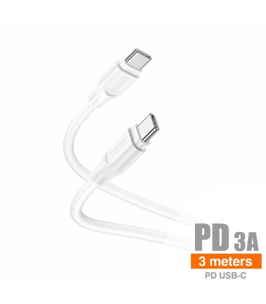 ⚡ Turbo USB-C to USB-C Cable 3M 3A - C136B 🔌🔗📱