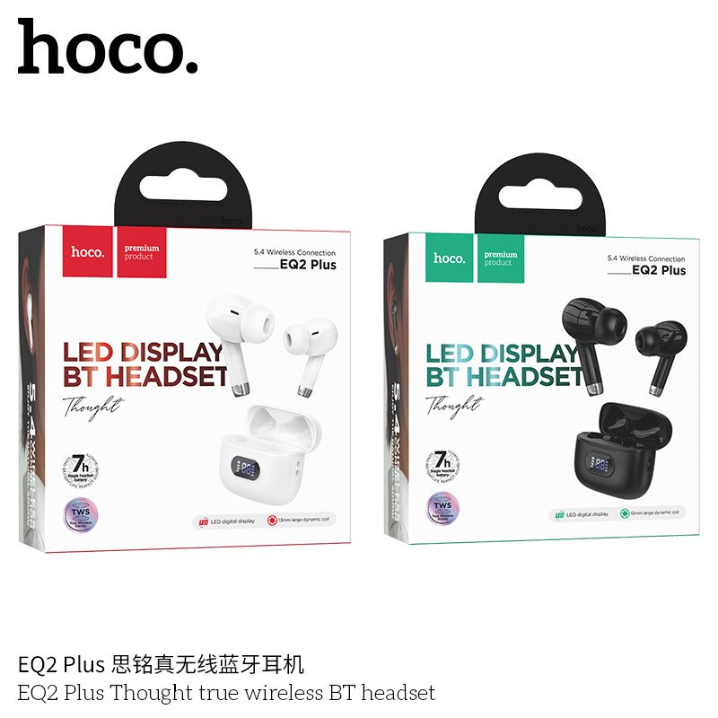 Hoco. EQ2 Plus Auriculares BT TWS 7h